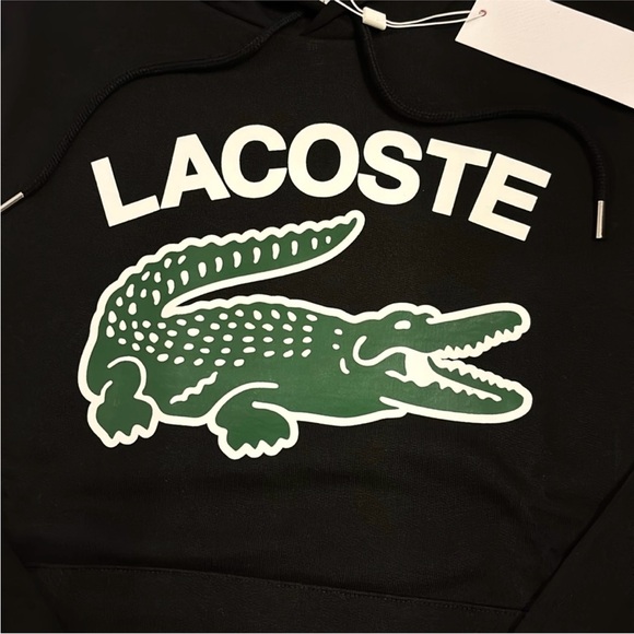 Men’s Lacoste Logo Pullover Hoodie - Picture 2 of 4